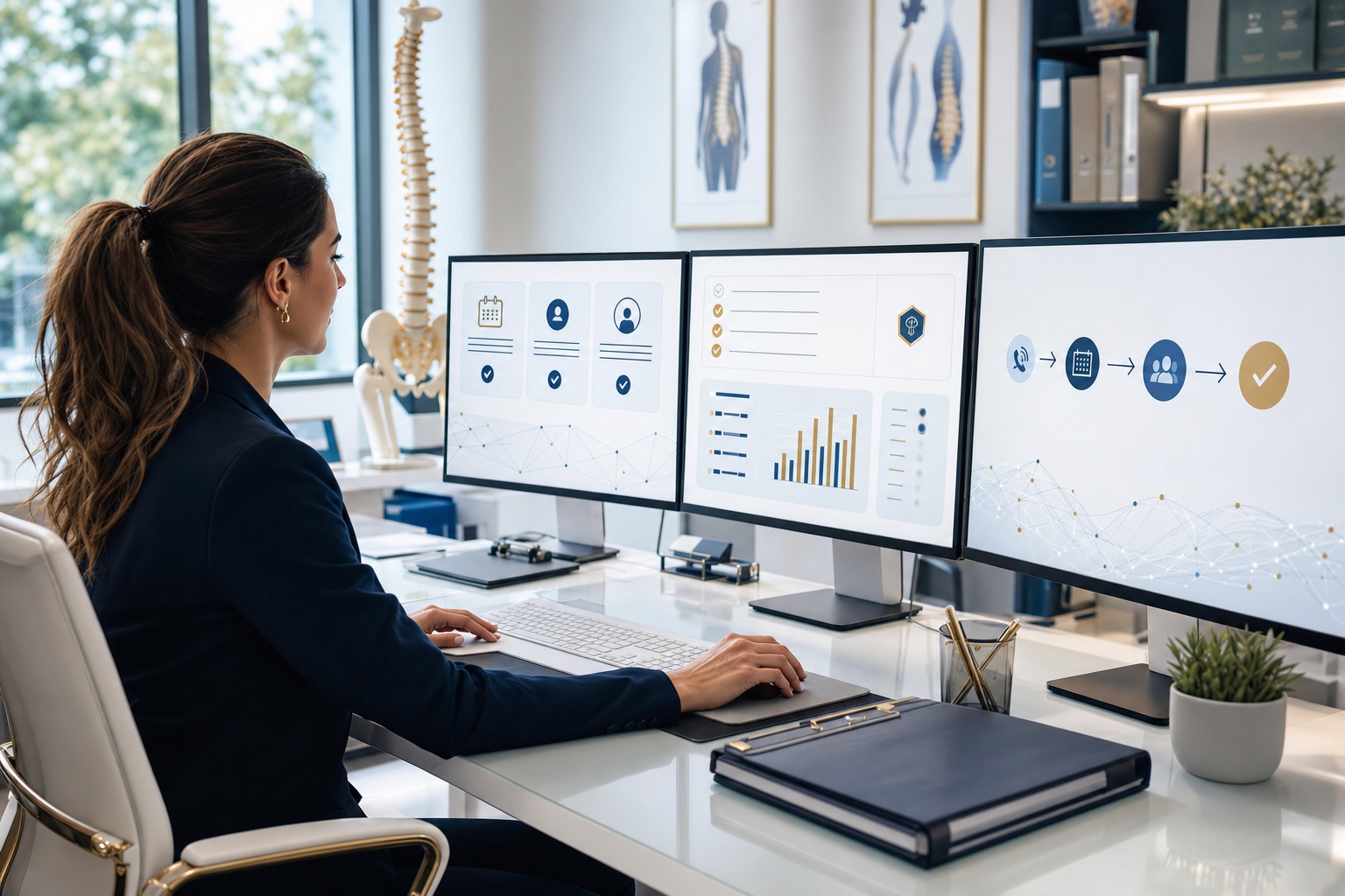 AI for chiropractors scheduling billing follow-up workflow