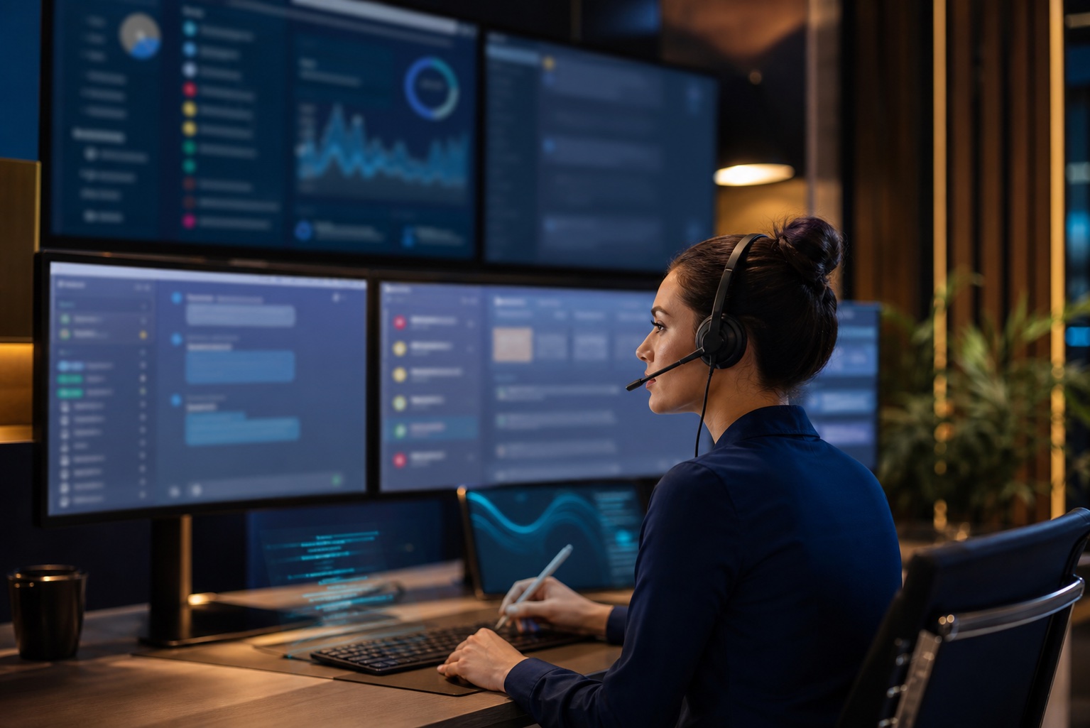 Customer service AI quality control and human review