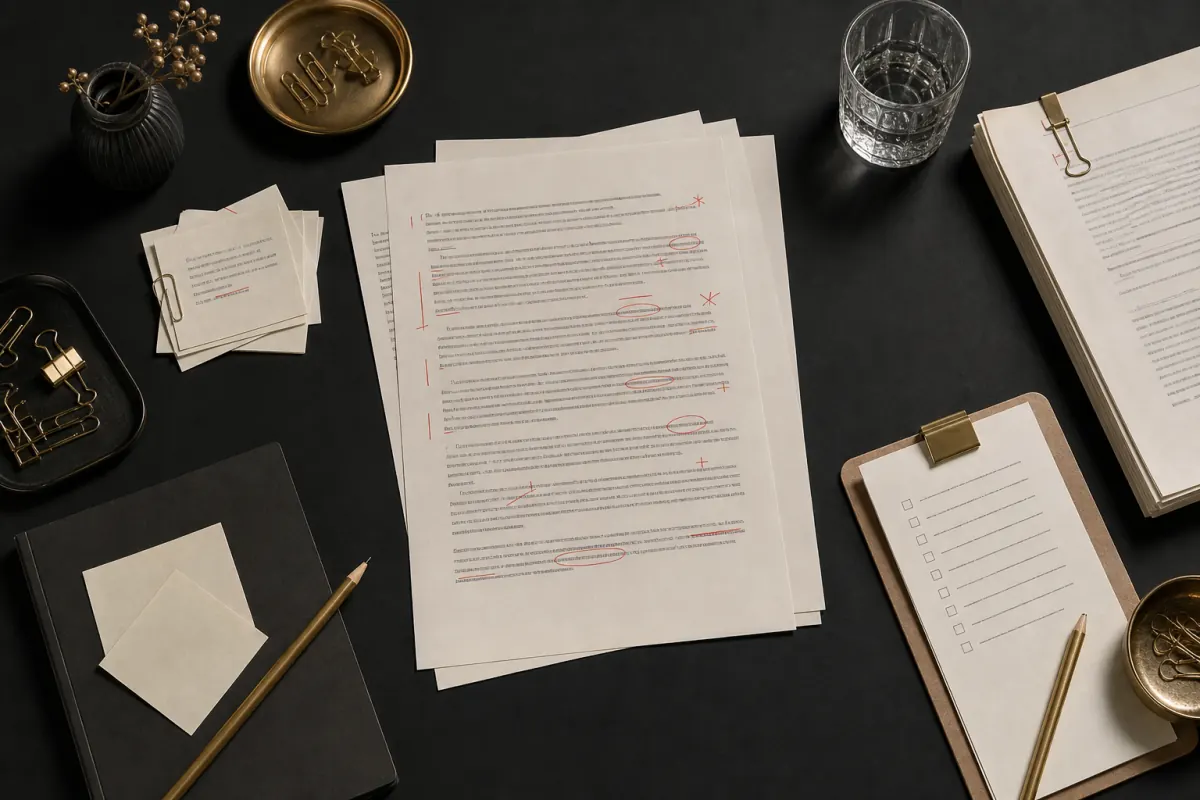 Editorial review process for generative AI content creation